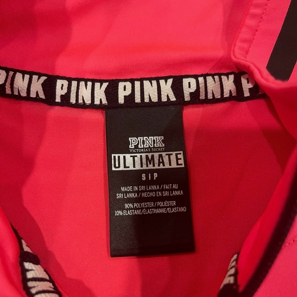 PINK - Long Sleeve Top - Hot/Neon Pink - Picture 3 of 4